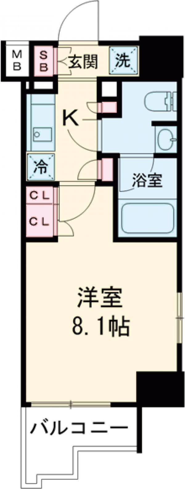 GLACIER大塚の間取り