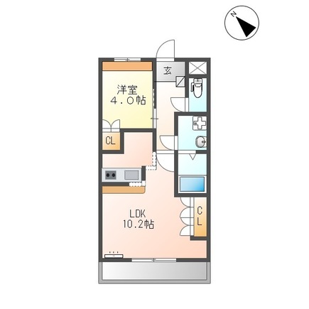 アイレス西尾の間取り