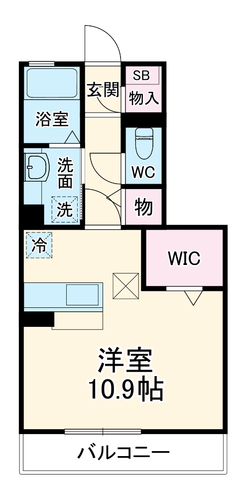ボナール一の鳥居の間取り