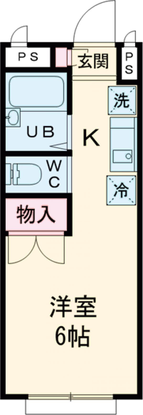 ピースカーサFの間取り