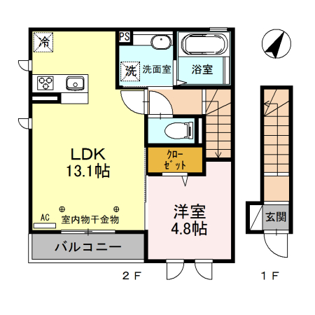 アルエット-Alouette-の間取り