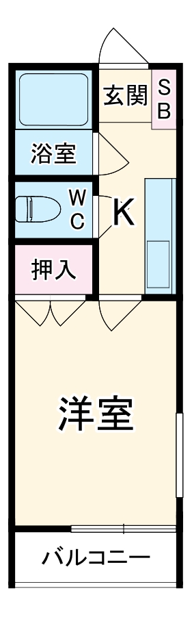 ハイツアルブルの間取り