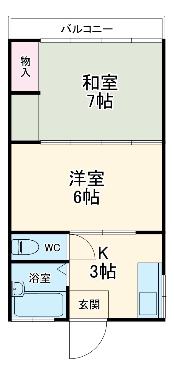 ニュー柏台コーポの間取り