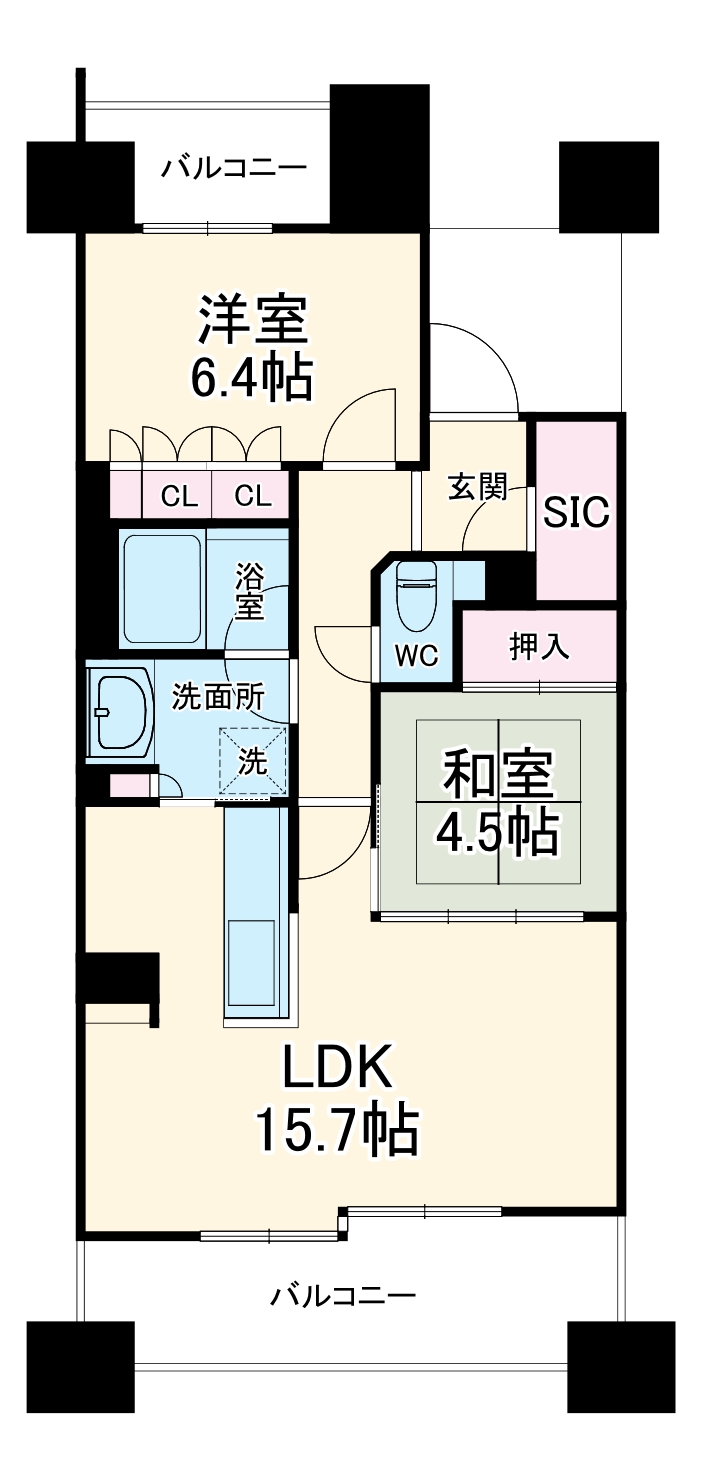 ベレーサ鶴舞公園の間取り