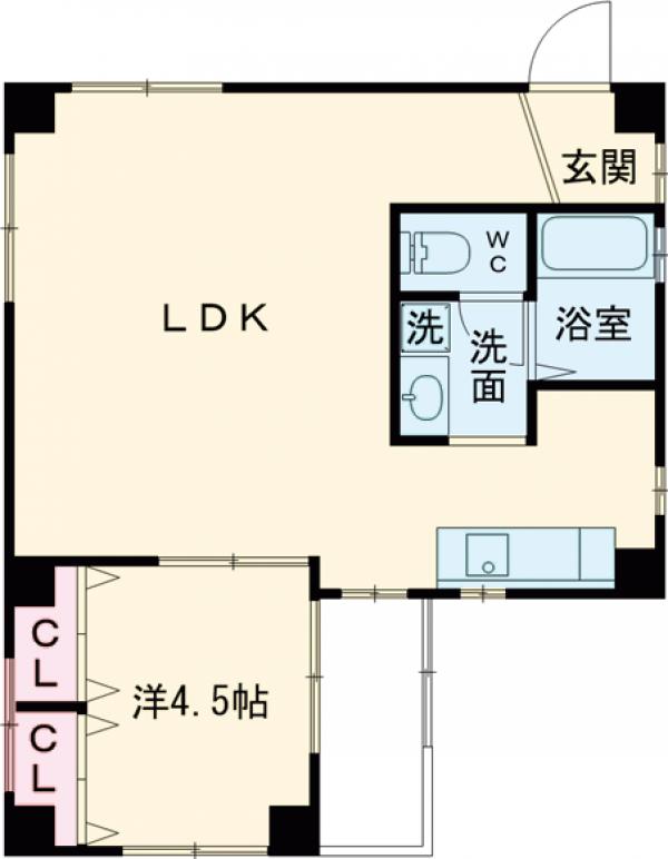 レスターテの間取り