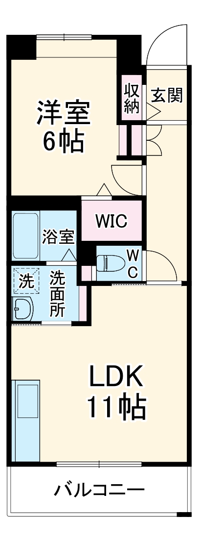リージュの間取り