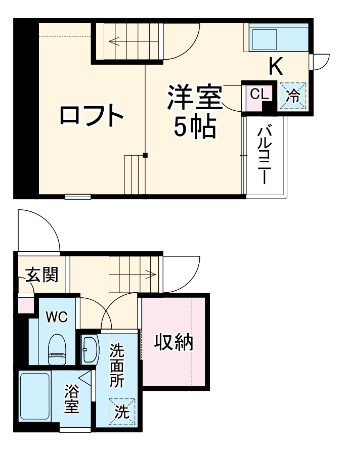 CB春日部フレアの間取り