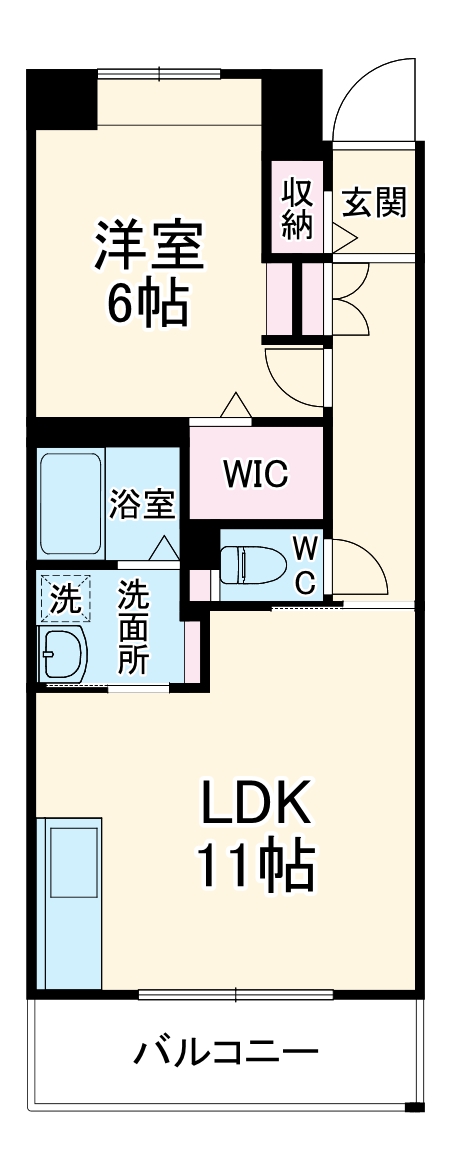 リージュの間取り