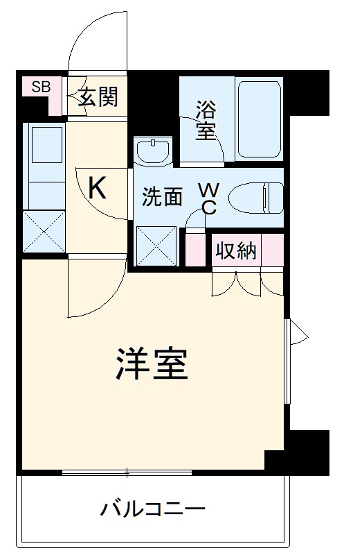 ルーブル横濱南太田の間取り
