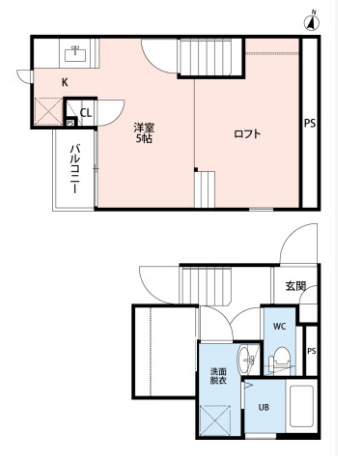 CB春日部フレアの間取り