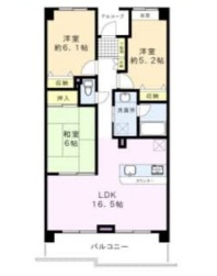 リュベール八王子の間取り