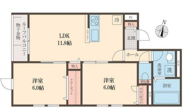 SOPHIA方南の間取り