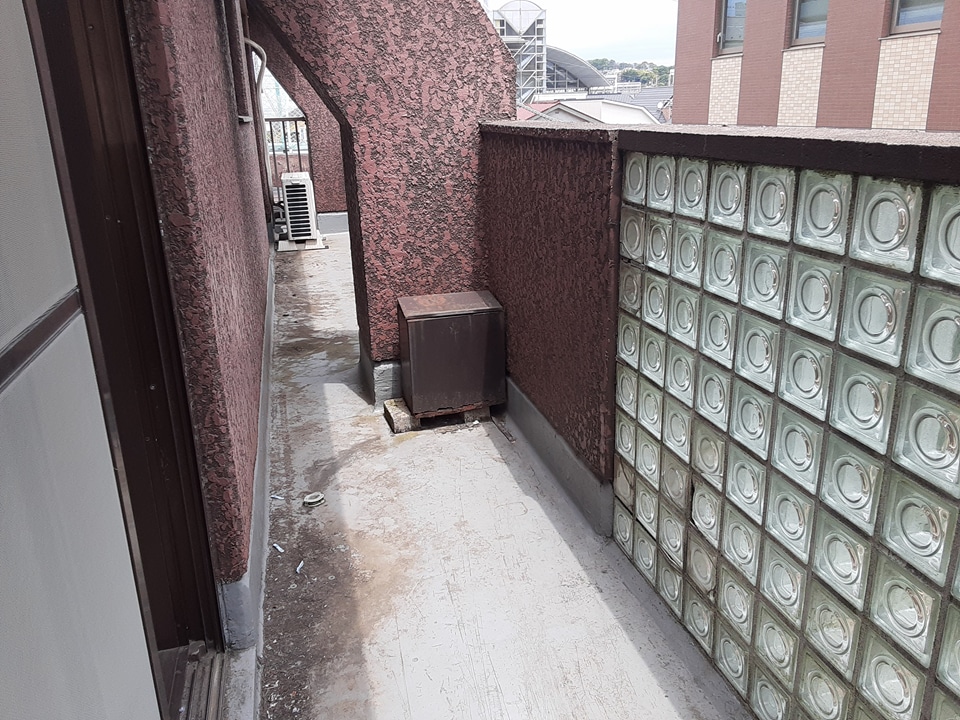 12/25 バルコニー