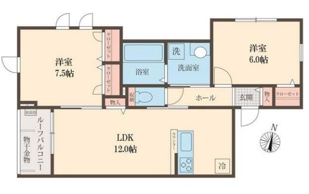 SOPHIA方南の間取り