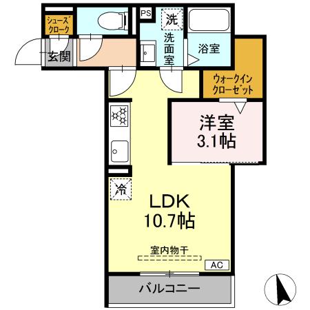 D-Hills佐藤Ⅱの間取り