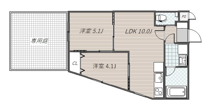 メルヴェーユ蘇我の間取り