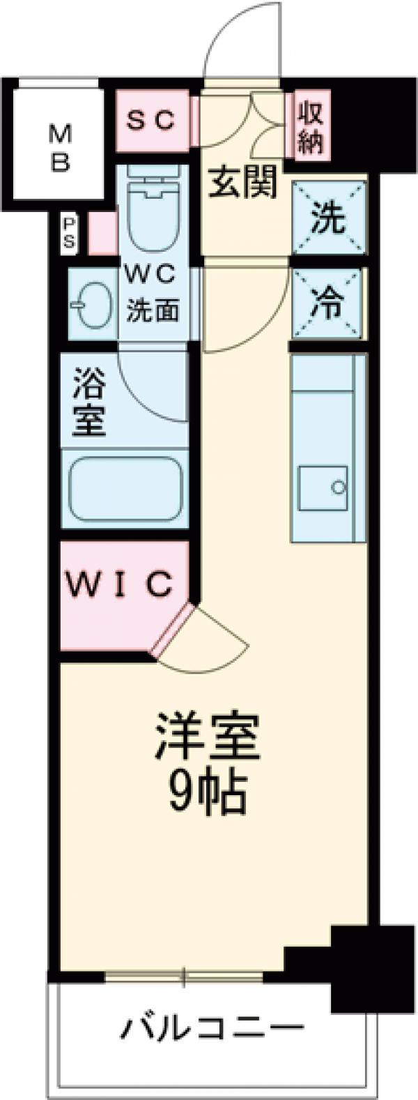 ザ・パークハビオ西大井の間取り
