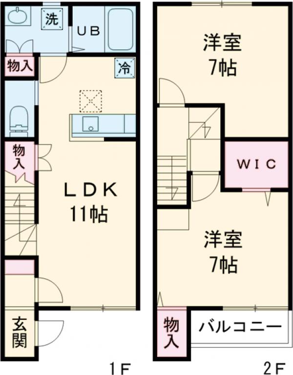 メルエム ソレイユの間取り