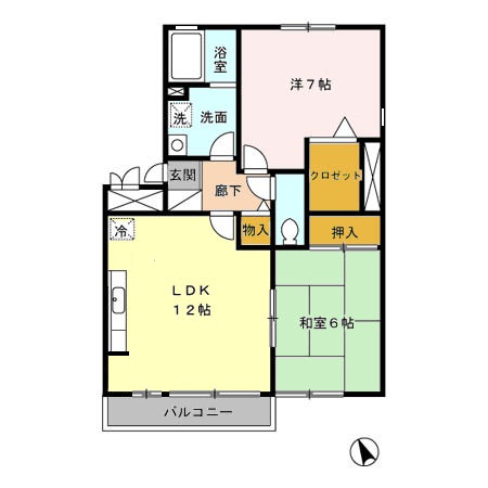 グリーンコートの間取り