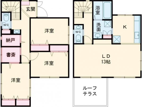 貫井北町5丁目戸建の間取り