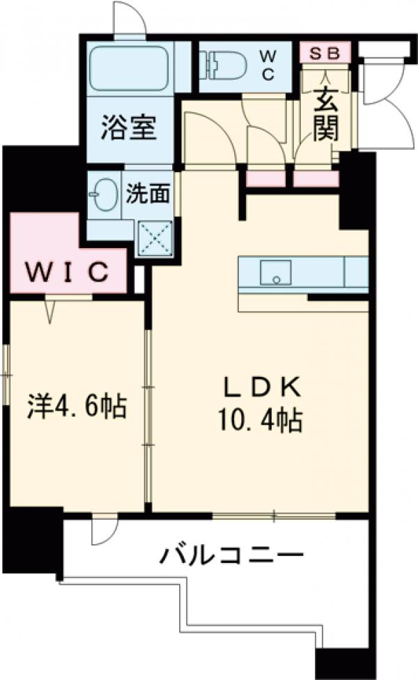 エンクレスト天神TERRACEの間取り