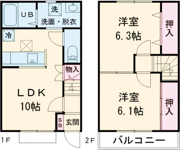 Ｎｏｒｔｈ　Ｆｉｅｌｄの間取り