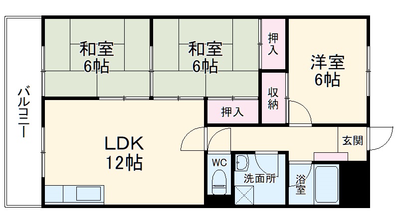 ハイライフ小笹の間取り