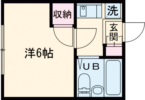 尾崎ハイツの間取り