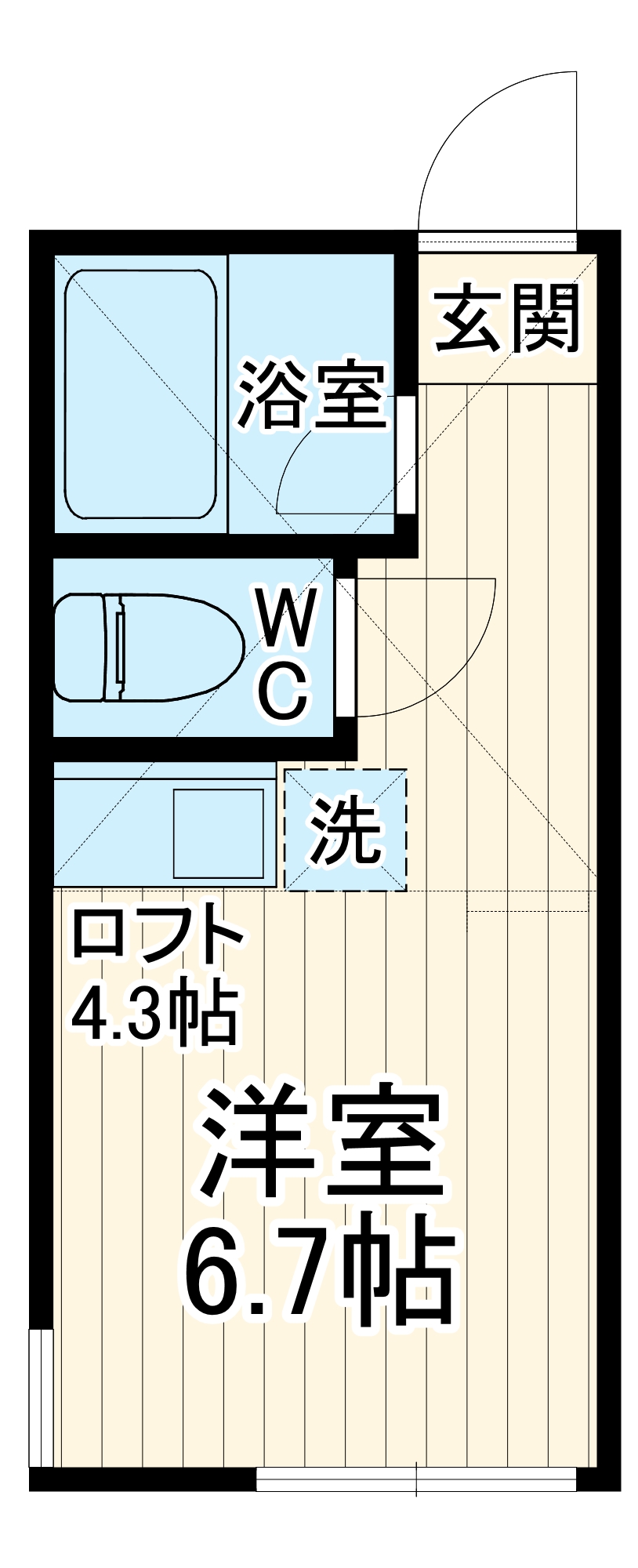 ユナイト八景アルザス・ロレーヌの間取り