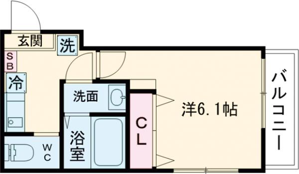 東四つ木の完工年月(2020年6月)築の賃貸アパートの間取り