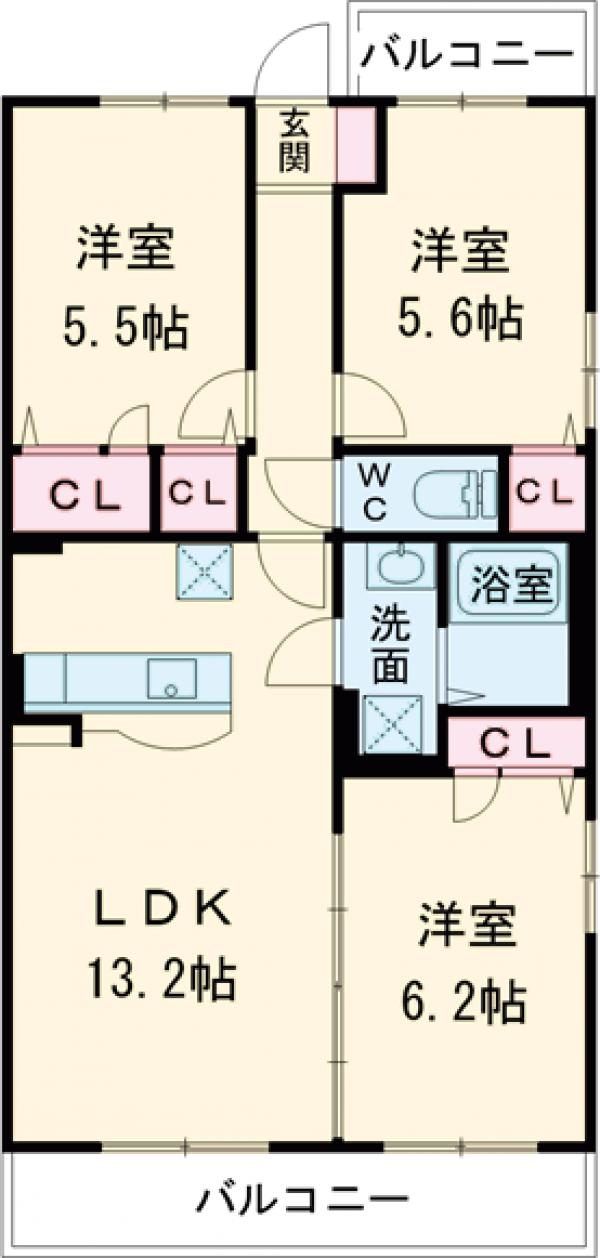アルカンシェルの間取り