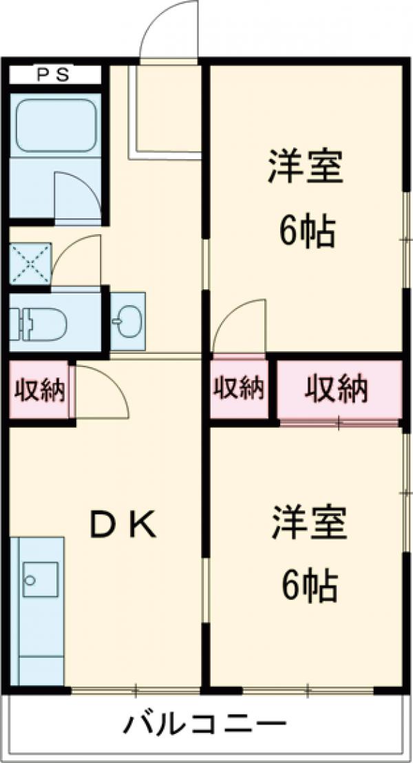 Stella garden水戸白梅の間取り