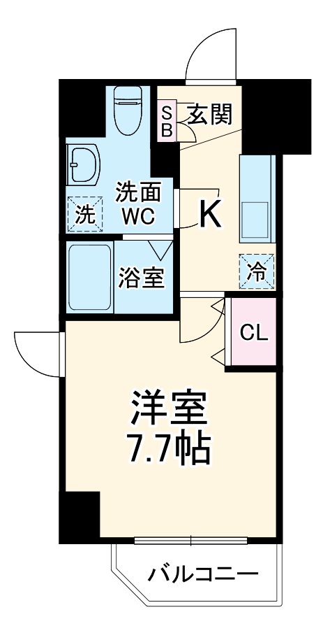 プレール・ドゥーク川崎平間の間取り