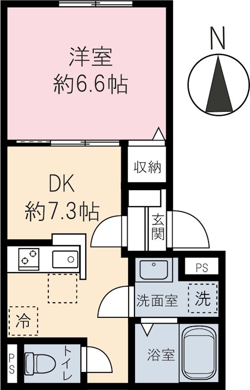 Reve Yayoiの間取り