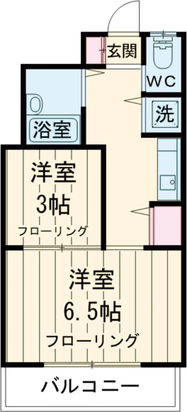 ジョイライフ桜上水の間取り