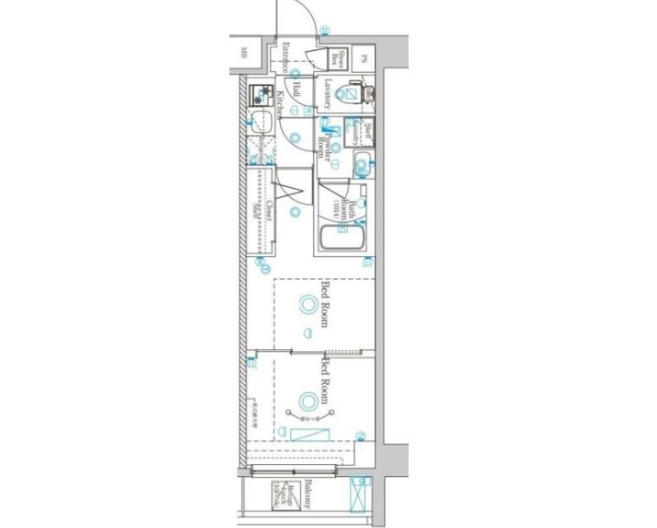 ラフィスタ蒲田南Ⅱの間取り