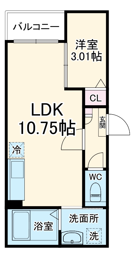 Jack komeiⅢの間取り
