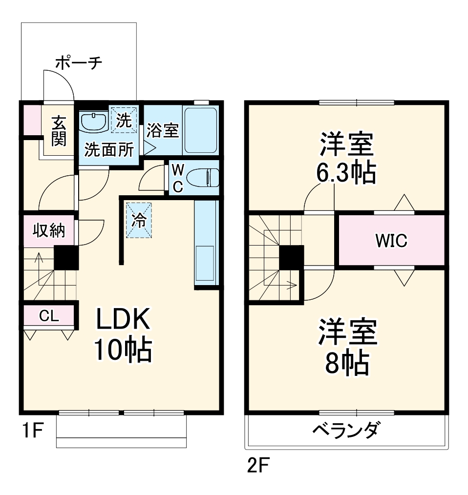 ル・アレ豊川の間取り
