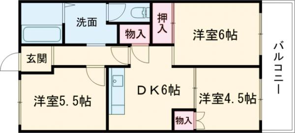 第2洛西ハイツの間取り