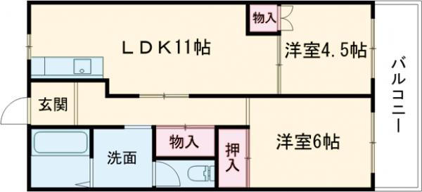 第2洛西ハイツの間取り