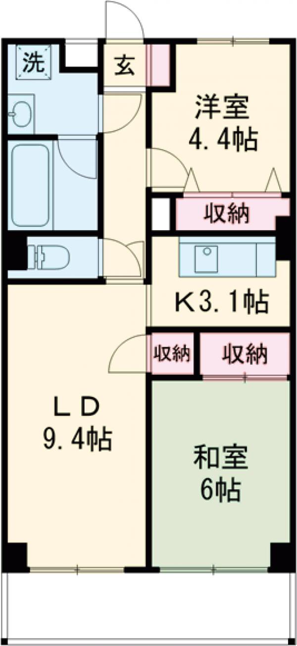グレイス五反田の間取り