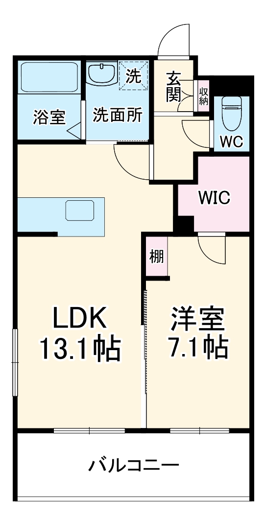 (仮称)菊川市加茂_第2ドゥプランニングマンションの間取り