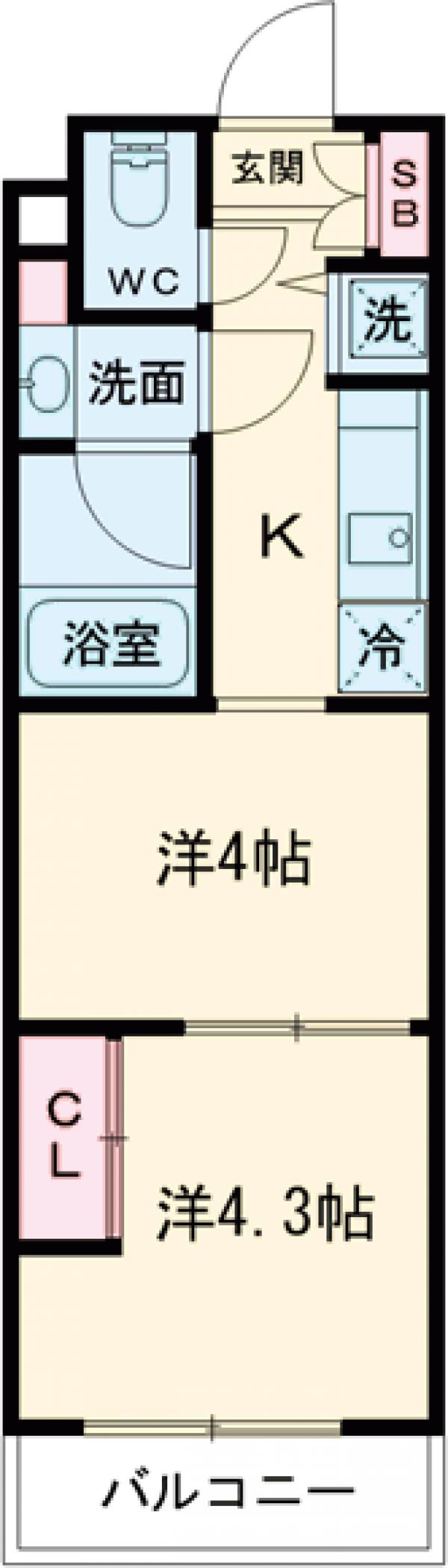 HY’S新江古田の間取り