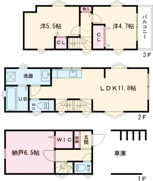 グランソフィア多摩川の間取り