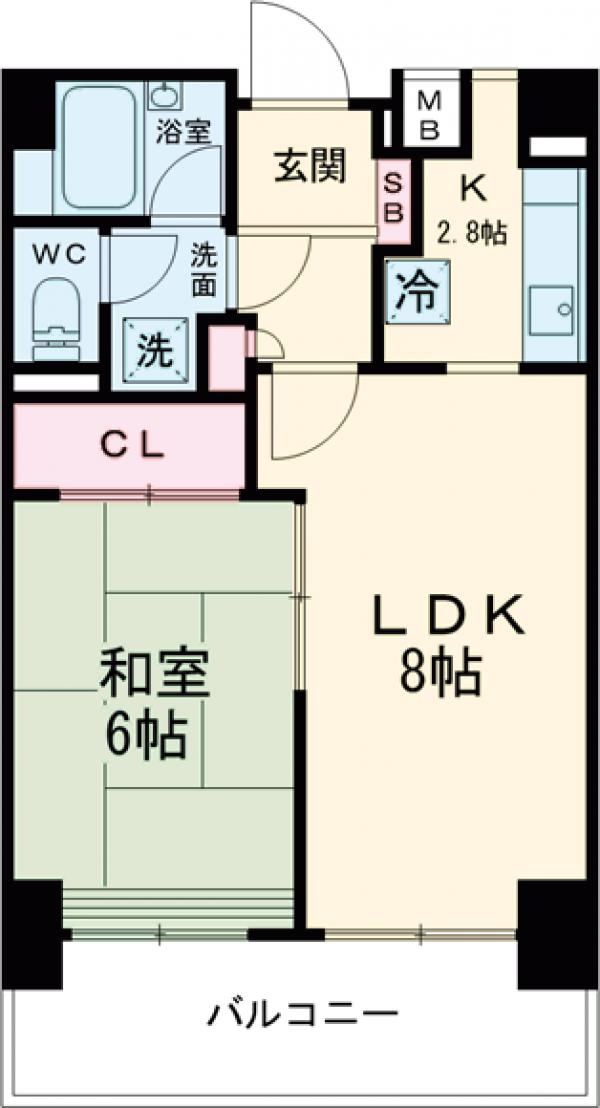 フォーレスト中村橋の間取り