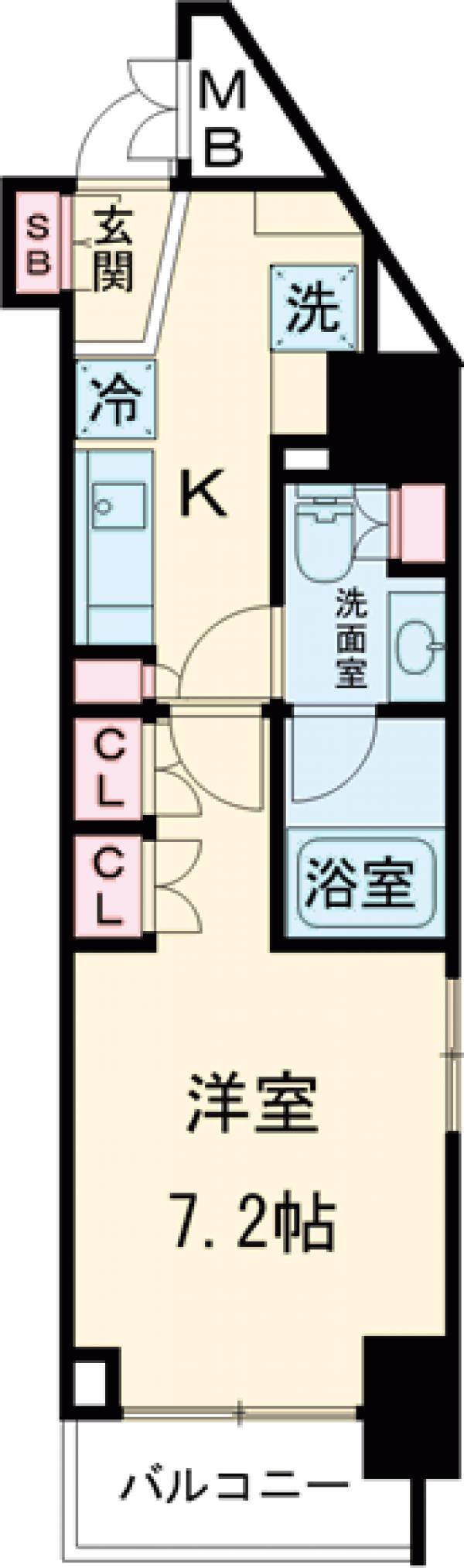 パークキューブ西新宿の間取り