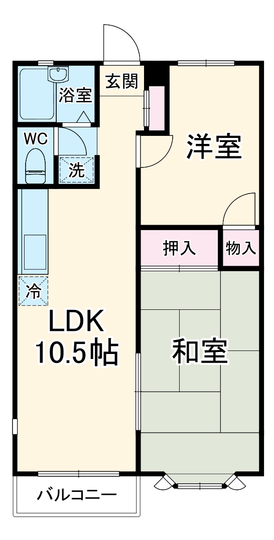 プリンセス日吉の間取り
