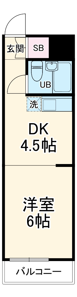 朝日大通り公園マンションの間取り