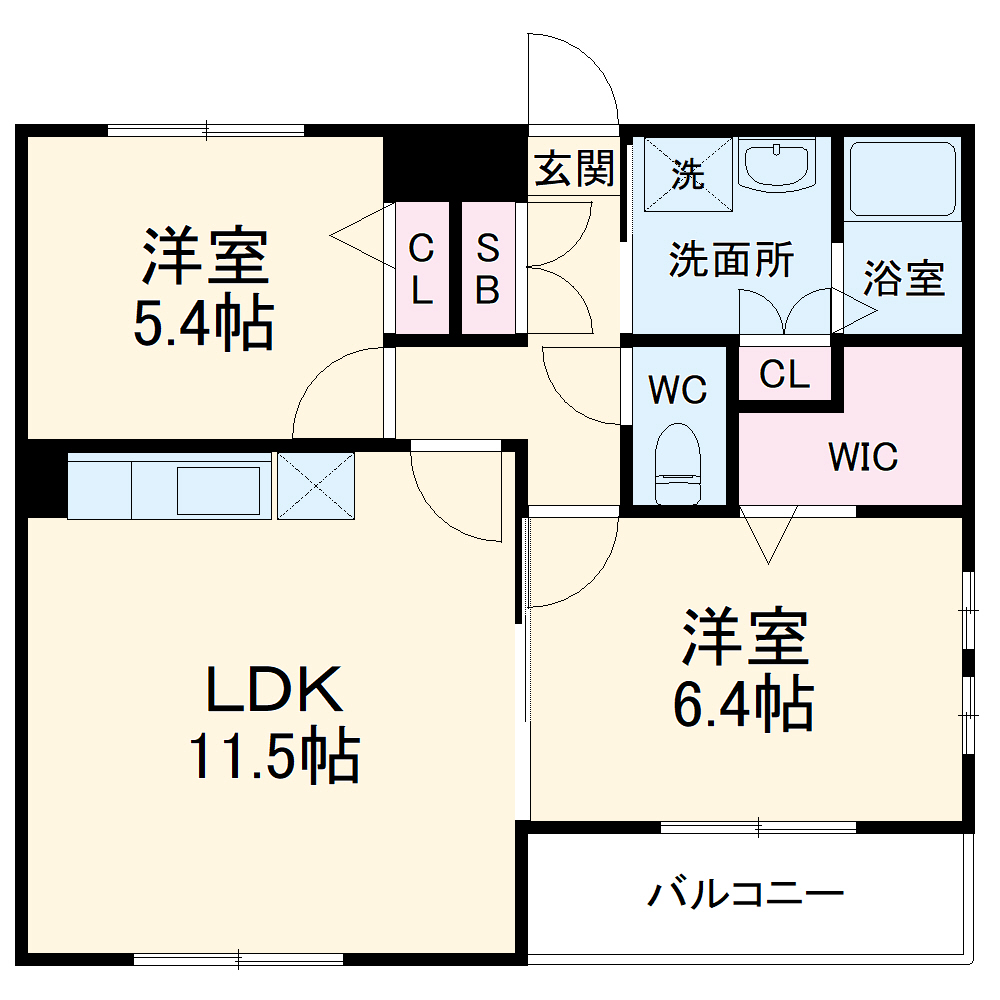 テグレビアンコの間取り