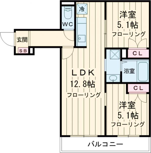 メゾン・ド・ソレイユの間取り